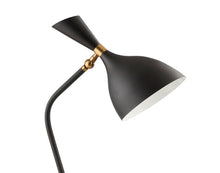 Load image into Gallery viewer, 22" Black Table Lamp LED With Bell Shade
