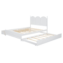 Load image into Gallery viewer, Platform Bed With With 2 Big Drawers And Trundle