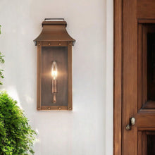 Load image into Gallery viewer, Manchester 1-Light Patina Pocket Wall Light - Cooper