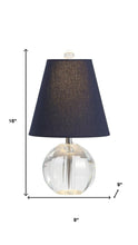 Load image into Gallery viewer, 16" Clear Novelty Table Lamp With Globe Shade