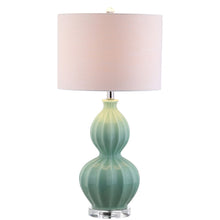 Load image into Gallery viewer, 28" Clear Novelty Table Lamp LED With Drum Shade