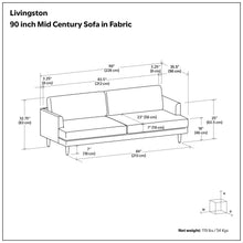 Load image into Gallery viewer, Livingston - Upholstered Sofa