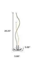Load image into Gallery viewer, 26" Silver Novelty Table Lamp LED