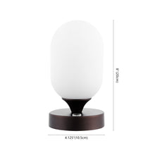 Load image into Gallery viewer, 8" Antiqued Bronze Novelty USB Table Lamp
