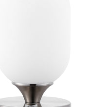 Load image into Gallery viewer, 8" Nickel Novelty USB Table Lamp