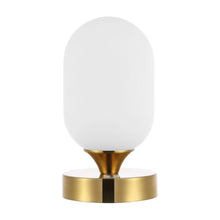 Load image into Gallery viewer, 8" Gold Novelty USB Table Lamp