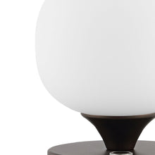 Load image into Gallery viewer, 6" Antiqued Bronze Novelty USB Table Lamp With Globe Shade