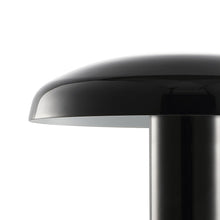 Load image into Gallery viewer, 11" Black Novelty USB Table Lamp With Globe Shade