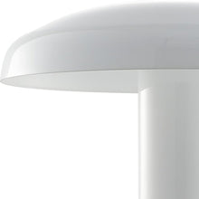 Load image into Gallery viewer, 11" White Novelty USB Table Lamp LED With Globe Shade