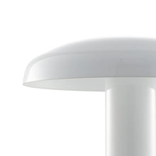 Load image into Gallery viewer, 11" White Novelty USB Table Lamp LED With Globe Shade