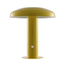 Load image into Gallery viewer, 11" Yellow Novelty USB Table Lamp With Globe Shade
