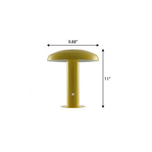 Load image into Gallery viewer, 11" Yellow Novelty USB Table Lamp With Globe Shade