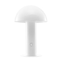 Load image into Gallery viewer, 11" White Novelty USB Table Lamp With Globe Shade