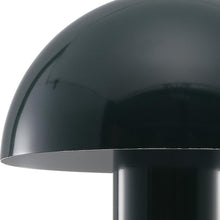Load image into Gallery viewer, 11" Forest Green Novelty USB Table Lamp With Globe Shade