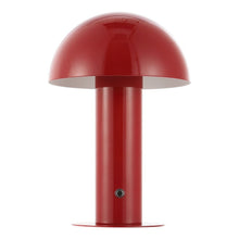 Load image into Gallery viewer, 11" Red Novelty USB Table Lamp With Globe Shade