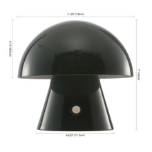 Load image into Gallery viewer, 7" Clear Novelty USB Table Lamp With Globe Shade