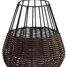Load image into Gallery viewer, Set of Two 10" Black Round USB Table Lamps LED With Globe Shades