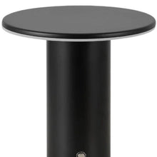 Load image into Gallery viewer, Set of Two 8" Clear USB Table Lamps LED