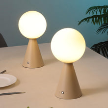 Load image into Gallery viewer, Set of Two 12" Clear Lighthouse USB Table Lamps