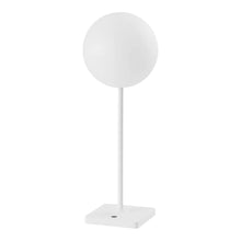 Load image into Gallery viewer, Set of Two 18" White USB Table Lamps LED