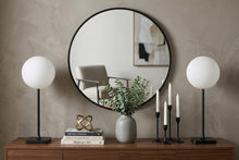 Load image into Gallery viewer, Set of Two 18" Black USB Table Lamps