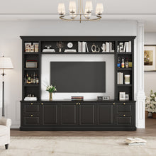 Load image into Gallery viewer, All-In-One TV Stand With Bookcase For TVs Up To 70"