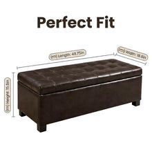 Load image into Gallery viewer, Elegant Tufted Storage Ottoman Bench