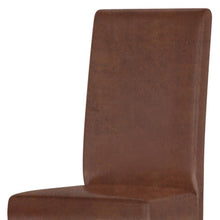 Load image into Gallery viewer, Wood Dining Parsons Chairs (Set of 2) - Dark Brown