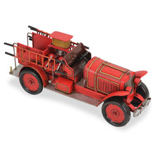 Load image into Gallery viewer, Hand Painted 1923 style fire truck Model Car - Red / Gold
