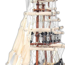 Load image into Gallery viewer, Hand Painted Cutty Sark Model Boat Tabletop Sculpture - Brown
