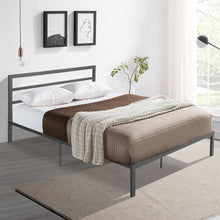 Load image into Gallery viewer, Metal Bed Frame With Headboard