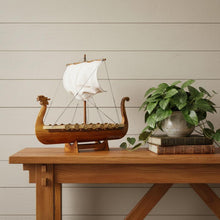 Load image into Gallery viewer, Hand Painted Model Boat (624227) - Light Brown / Beige