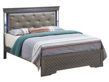 Load image into Gallery viewer, Bed With LED Light Accents Headboard