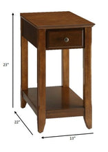 Load image into Gallery viewer, 23" Solid Wood End Table - Brown