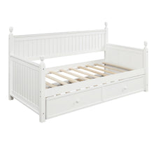 Load image into Gallery viewer, Twin Size Daybed & Twin Size Trundle - White