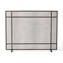 Load image into Gallery viewer, Elegant Iron Fire Screen For Fireplace Protection