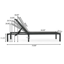 Load image into Gallery viewer, Westport - Outdoor Chaise Lounge (Set of 2) - Black