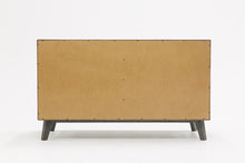 Load image into Gallery viewer, Solid Wood Six Drawer Double Dresser - Gray Wash