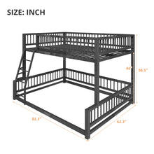 Load image into Gallery viewer, Bunk Bed With Ladder And Safety Guardrails