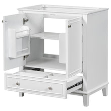 Load image into Gallery viewer, Modern Bathroom Vanity Base Only With Doors And Drawer