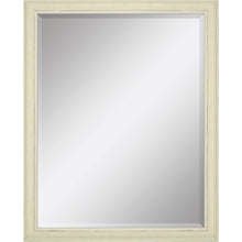Load image into Gallery viewer, Distressed Wood Framed Accent Mirror - Ivory