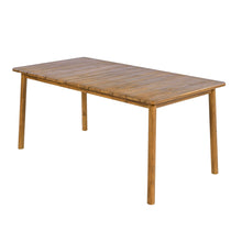 Load image into Gallery viewer, Visola - Outdoor Dining Table With Classic Slatted Top - Teak