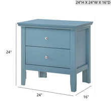 Load image into Gallery viewer, English Dovetailed Drawers Nightstand