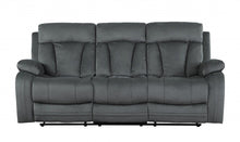Load image into Gallery viewer, Modern Gray Fabric Sofa - Gray