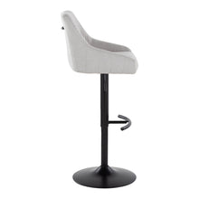 Load image into Gallery viewer, Hannah - Transitional Adjustable Barstool With Swivel With Rounded T Footrest (Set of 2)
