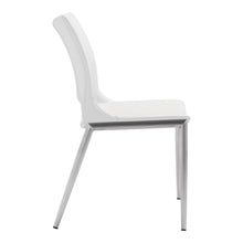 Load image into Gallery viewer, Upholstered Faux Leather Side Chairs For Dining Room (Set of 2) - White