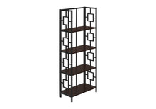 Load image into Gallery viewer, Geometric Bookcase - Espresso