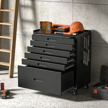 Load image into Gallery viewer, Rolling Tool Cabinet Heavy Duty Garage Storage With Lockable Doors