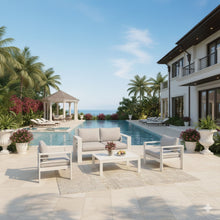 Load image into Gallery viewer, Outdoor Patio Set With All-Weather Thick Cushions
