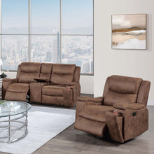 Load image into Gallery viewer, Modern Manual Motion Living Room Set & Hidden Cup Holders